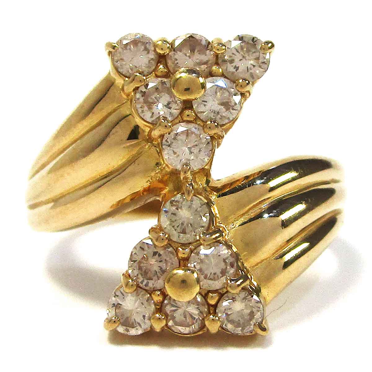 ノーブランド名 輪っか 金剛石 K18 中古 品位：再利用・洗い濯ぎのみ サンヤ質店