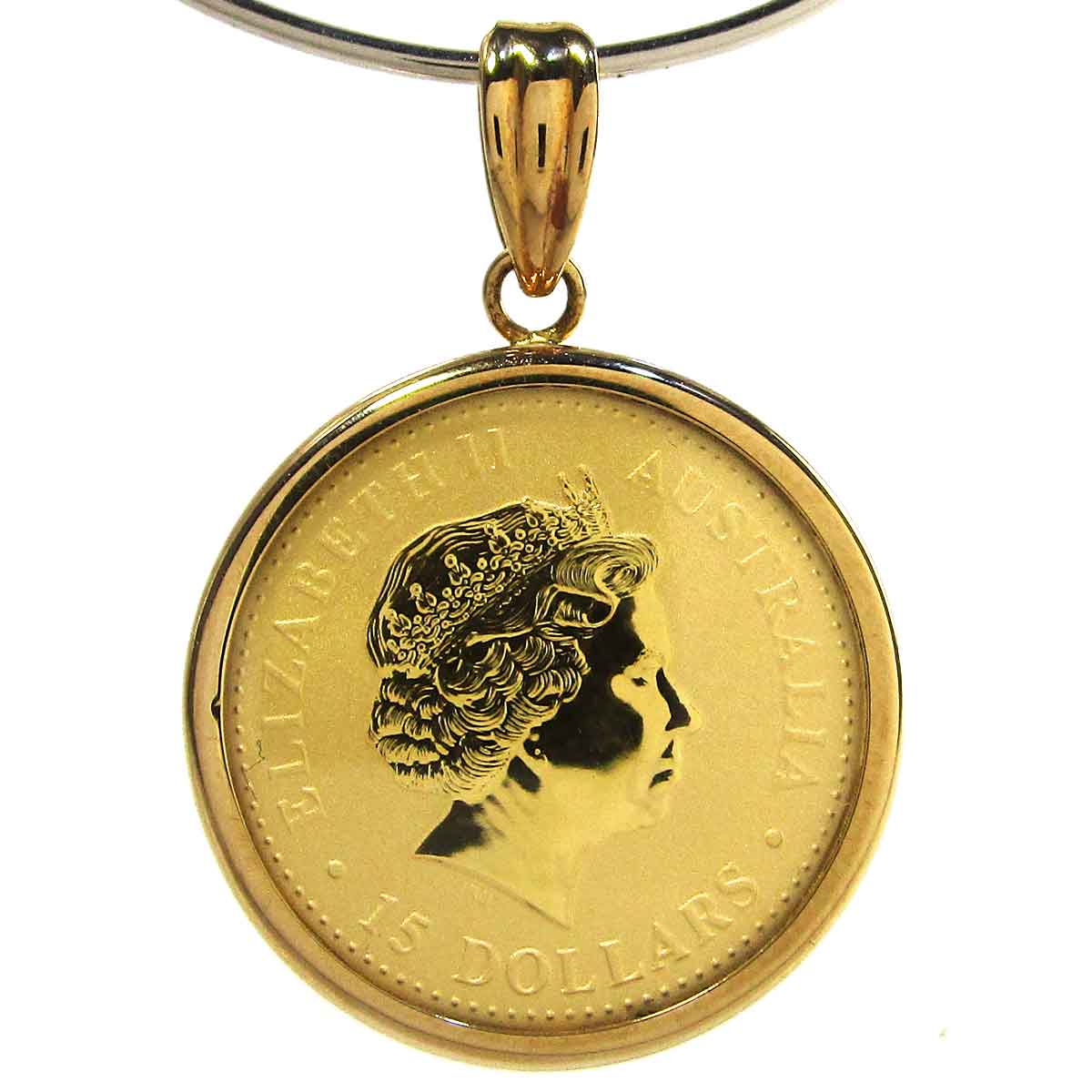 楽天市場】ペンダントトップ K18YG 2.9グラム オニキス クイーン