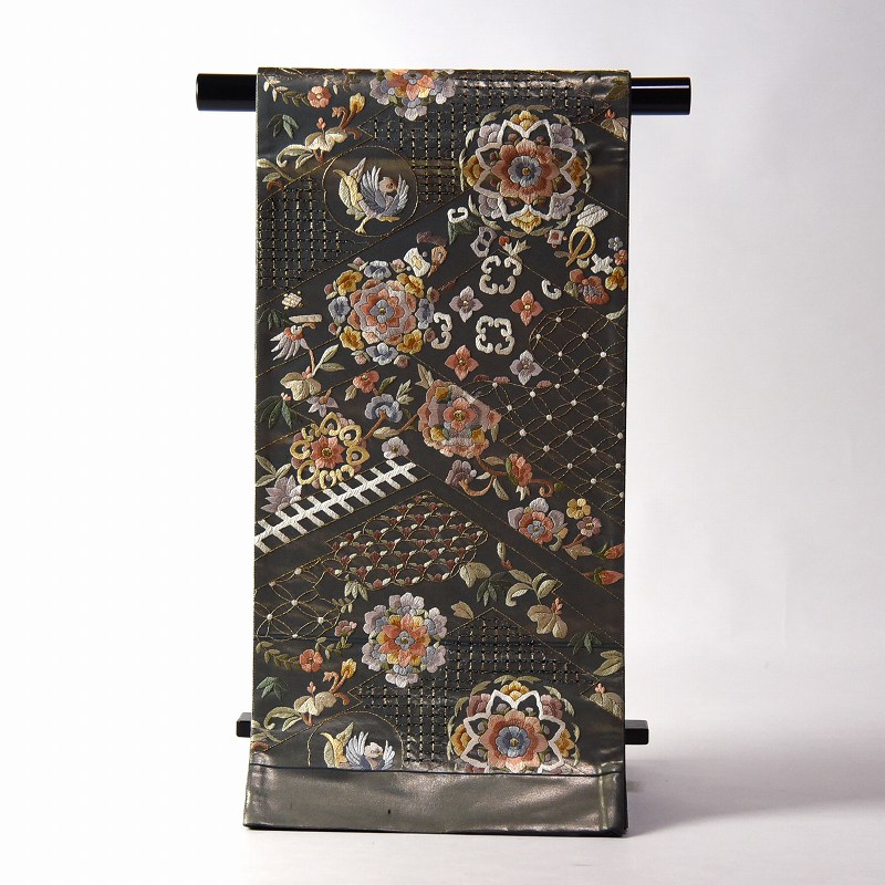 楽天市場】リサイクル着物 訪問着 特選 美品 総スワトウ刺繍 訪問着