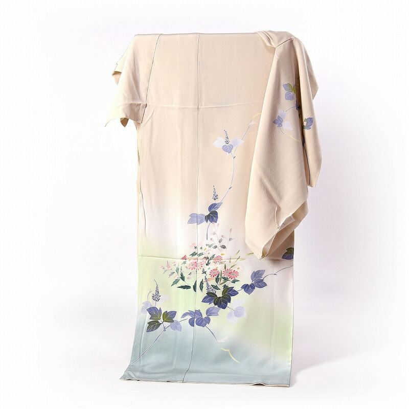 楽天市場】訪問着【加賀友禅】 藤藁隆・作 ピンク色 ＜小鳥椿桃紫式部