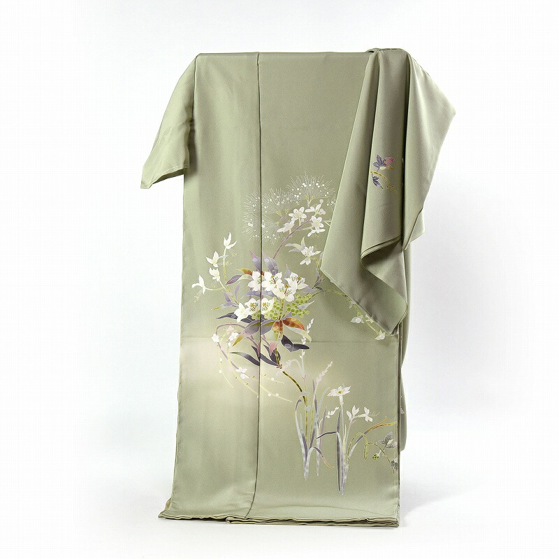 楽天市場】加賀友禅 訪問着 送料無料 フルオーダー手縫いお仕立て付き