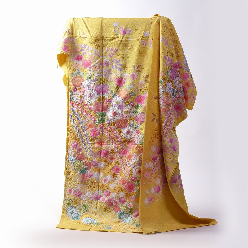 楽天市場】振袖 手縫いお仕立て付き 十日町「翠山」謹製 辻が花 鮮やか