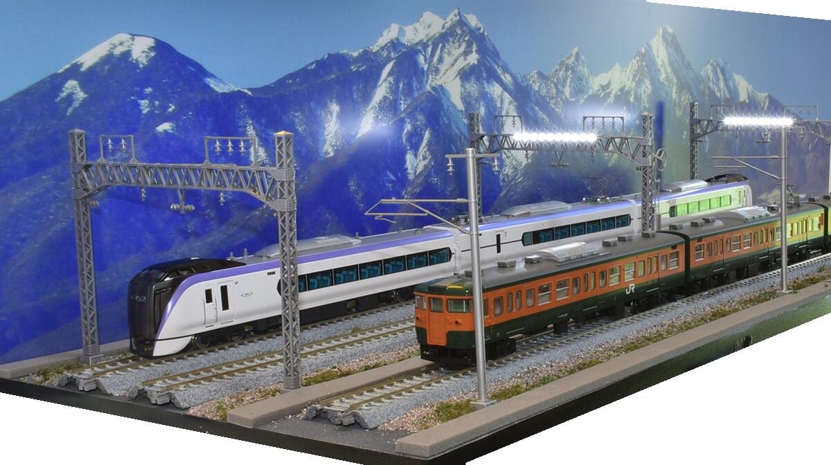 送料込」 鉄道模型ジオラマ展示台ＨＯゲージ用 [９０ｃｍ×３０ｃｍ