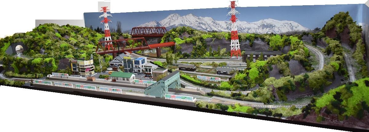 種類豊富な品揃え 鉄道模型ジオラマレイアウトｎゲージ用 単線 １８３ｃｍ ９２ｃｍ 田舎の風景 注文製作 １８３ｘ９２ ２ Fucoa Cl