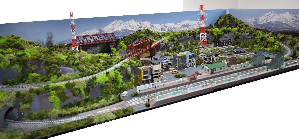 楽天市場 鉄道模型ジオラマレイアウトｎゲージ用 単線 １８３ｃｍ ９２ｃｍ 田舎の風景 注文製作 １８３ｘ９２ ２ コレクターズショップ サザン