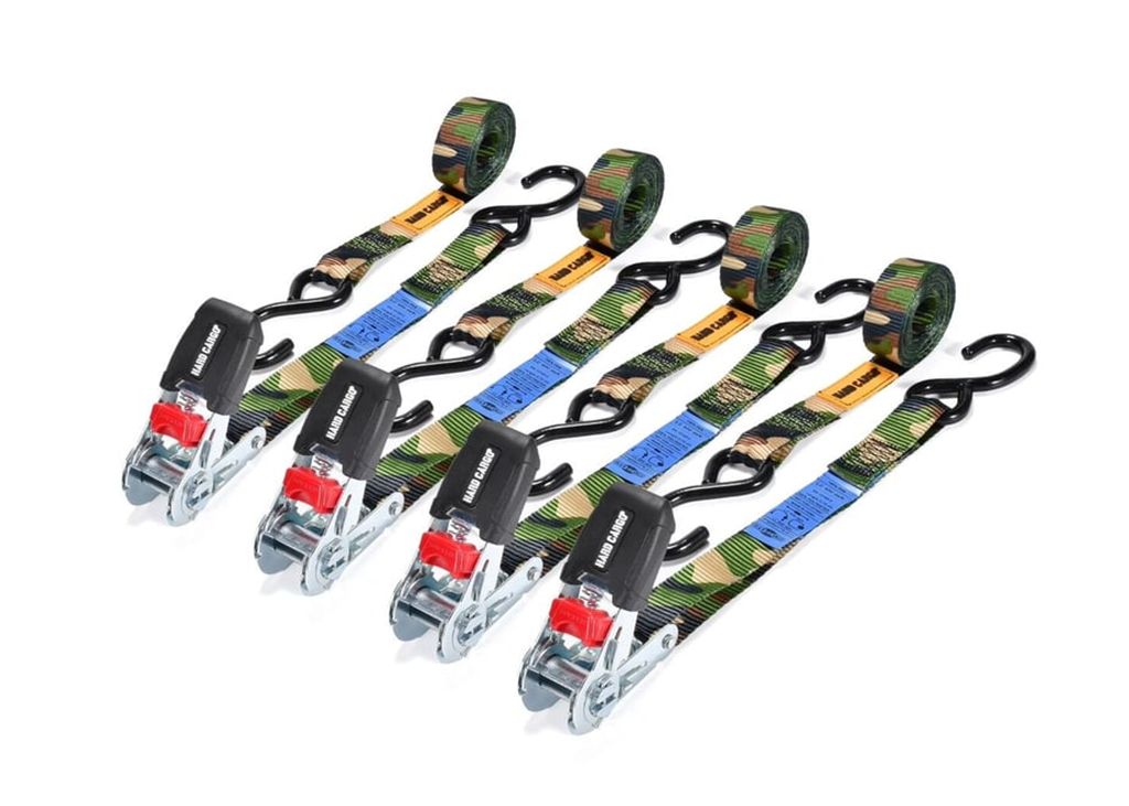 ハードカーゴ ラチェットタイダウン4本セット カモフラージュ HARD CARGO カモフラージュ