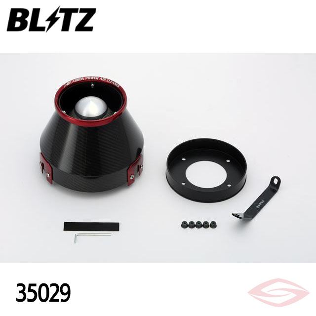BLITZ カーボンパワー エアクリーナー シルビア S14 ニッサン(35029) /ブリッツ コアタイプ CARBON POWER