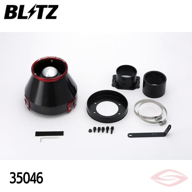 BLITZ カーボンパワー エアクリーナー マークII JZX100 トヨタ(35046) /ブリッツ コアタイプ CARBON POWER