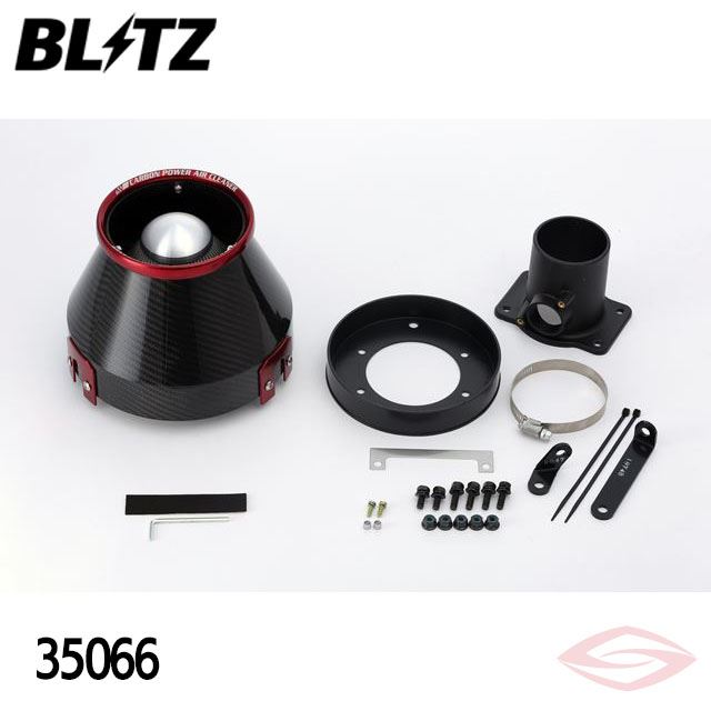 BLITZ カーボンパワー エアクリーナー カローラランクス ZZE122 ZZE124 トヨタ(35066) /ブリッツ コアタイプ CARBON POWER|エスクリエイト