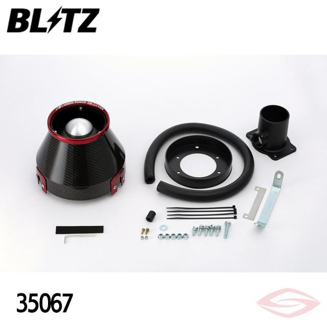 BLITZ カーボンパワー エアクリーナー ヴォクシー AZR60G AZR65G トヨタ(35067) /ブリッツ コアタイプ CARBON POWER|エスクリエイト
