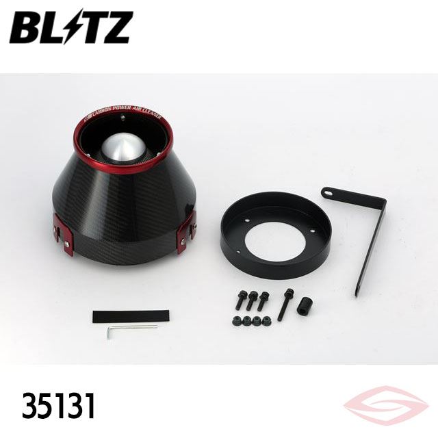 BLITZ カーボンパワー エアクリーナー レガシィB4 BE5 スバル(35131) /ブリッツ コアタイプ CARBON POWER