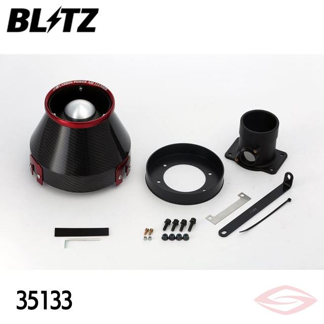BLITZ カーボンパワー エアクリーナー レガシィB4 BE5 スバル(35133) /ブリッツ コアタイプ CARBON POWER