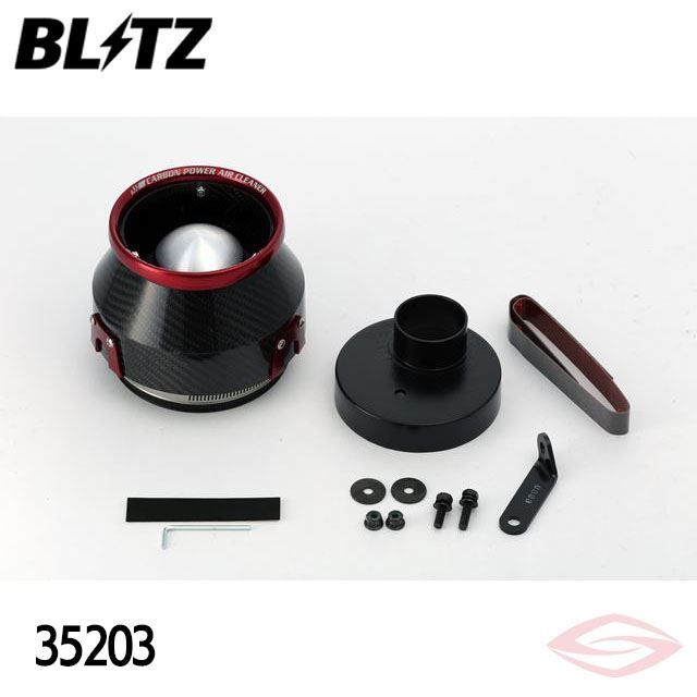 BLITZ カーボンパワー エアクリーナー デイズルークス B21A ニッサン(35203) /ブリッツ コアタイプ CARBON POWER