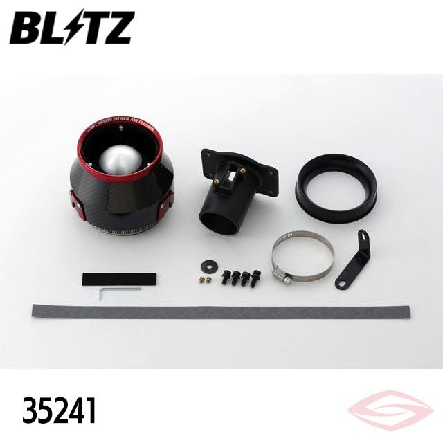 BLITZ カーボンパワー エアクリーナー ノートニスモ S E12改 ニッサン(35241) /ブリッツ コアタイプ CARBON POWER