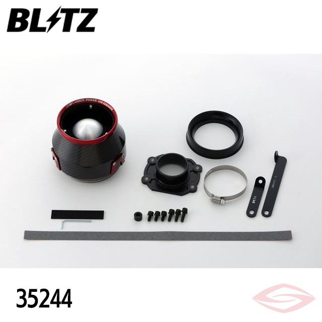BLITZ カーボンパワー エアクリーナー トールカスタム M900S ダイハツ(35244) /ブリッツ コアタイプ CARBON POWER｜エスクリエイト