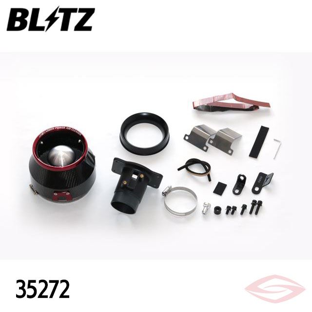 BLITZ カーボンパワー エアクリーナー N-BOXカスタム JF3 JF4 ホンダ(35272) /ブリッツ コアタイプ CARBON POWER|エスクリエイト