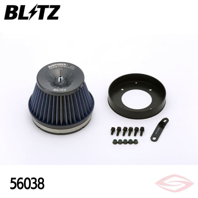BLITZ サスパワーLM エアクリーナー エルグランド E51 NE51 ME51 ニッサン(56038) /ブリッツ コアタイプ SUS POWER LM
