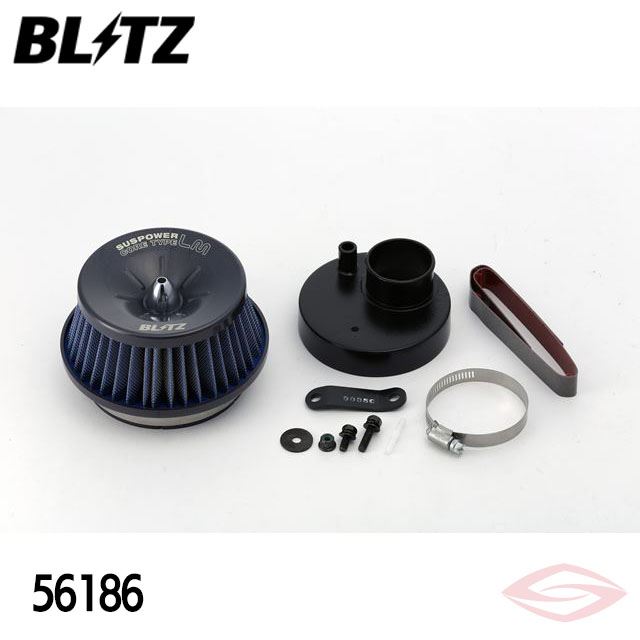 BLITZ サスパワーLM エアクリーナー KEI HN21S スズキ(56186) /ブリッツ コアタイプ SUS POWER LM