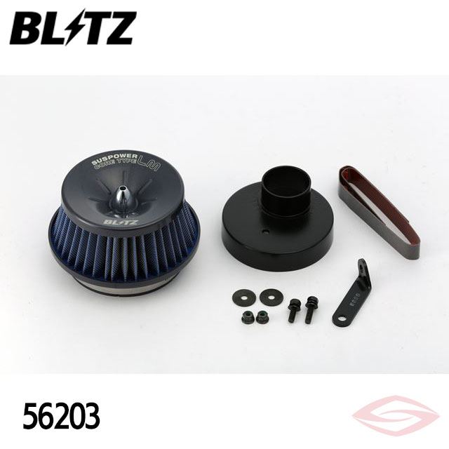 BLITZ サスパワーLM エアクリーナー eKスペースカスタム B11A MITSUBISHI(56203) /ブリッツ コアタイプ SUS POWER LM