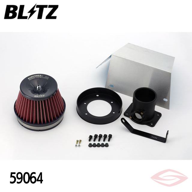 BLITZ サスパワーLMレッド エアクリーナー マークII JZX110 トヨタ(59064) /ブリッツ コアタイプ SUS POWER LM-RED|エスクリエイト