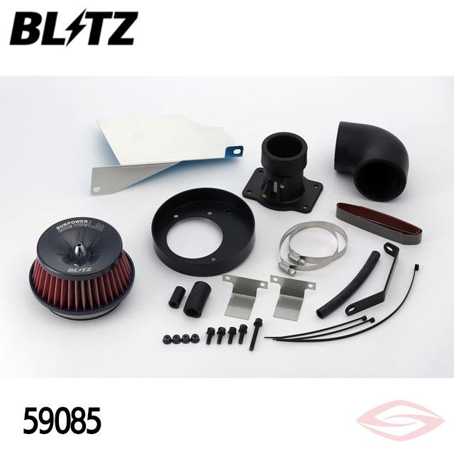 BLITZ サスパワーLMレッド エアクリーナー プリウス ZVW30 トヨタ(59085) /ブリッツ コアタイプ SUS POWER LM-RED