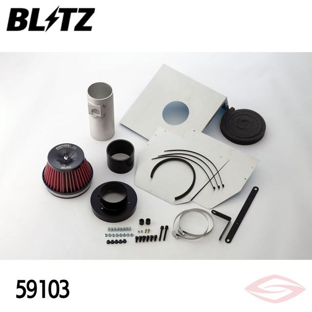 BLITZ サスパワーLMレッド エアクリーナー RX-8 SE3P マツダ(59103) /ブリッツ コアタイプ SUS POWER LM-RED