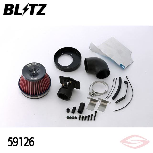 BLITZ サスパワーLMレッド エアクリーナー CR-Z ZF1 ホンダ(59126) /ブリッツ コアタイプ SUS POWER LM-RED