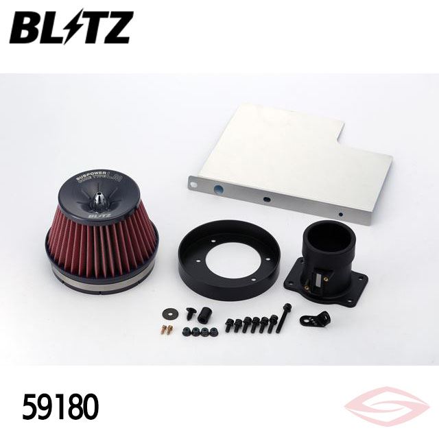 BLITZ サスパワーLMレッド エアクリーナー レガシィB4 BMG スバル(59180) /ブリッツ コアタイプ SUS POWER LM-RED|エスクリエイト