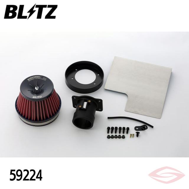 BLITZ サスパワーLMレッド エアクリーナー レヴォーグ VMG スバル(59224) /ブリッツ コアタイプ SUS POWER LM-RED