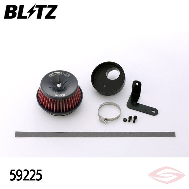 BLITZ サスパワーLMレッド エアクリーナー コペンセロ LA400K ダイハツ(59225) /ブリッツ コアタイプ SUS POWER LM-RED