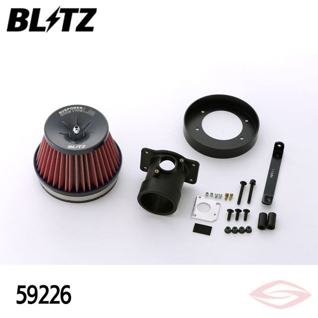 BLITZ サスパワーLMレッド エアクリーナー ヴェルファイア AGH30W AGH35W トヨタ(59226) /ブリッツ コアタイプ SUS POWER LM-RED