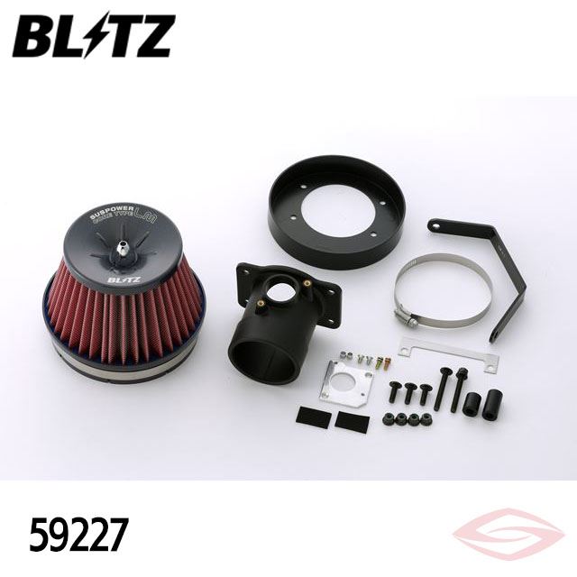 BLITZ サスパワーLMレッド エアクリーナー ヴェルファイア GGH30W GGH35W トヨタ(59227) /ブリッツ コアタイプ SUS POWER LM-RED