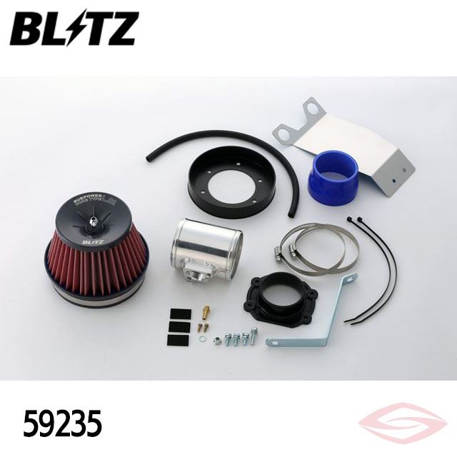 BLITZ サスパワーLMレッド エアクリーナー CX-5 KE2FW KE2AW マツダ(59235) /ブリッツ コアタイプ SUS POWER LM-RED