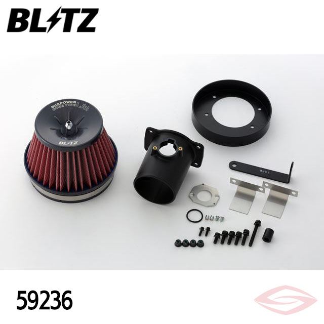 BLITZ サスパワーLMレッド エアクリーナー IS200t ASE30 レクサス(59236) /ブリッツ コアタイプ SUS POWER LM-RED