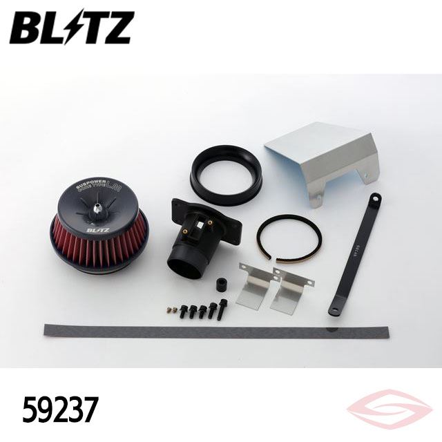BLITZ サスパワーLMレッド エアクリーナー プリウス ZVW50 ZVW51 ZVW55 トヨタ(59237) /ブリッツ コアタイプ SUS POWER LM-RED|エスクリエイト