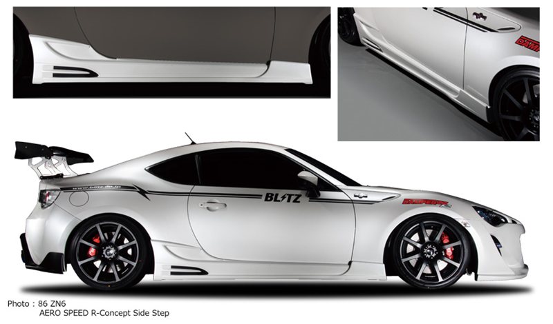 BLITZ AERO SPEED R-Concept サイドステップ ZN6/ZC6 86/BRZ / 60154 ブリッツ エアロスピード Rコンセプト｜エスクリエイト