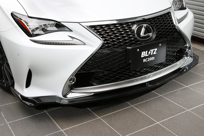 BLITZ AERO SPEED R-Concept フロントリップスポイラー CFRP #SC10/AVC10 LEXUS RC / 60219 ブリッツ エアロスピード Rコンセプト