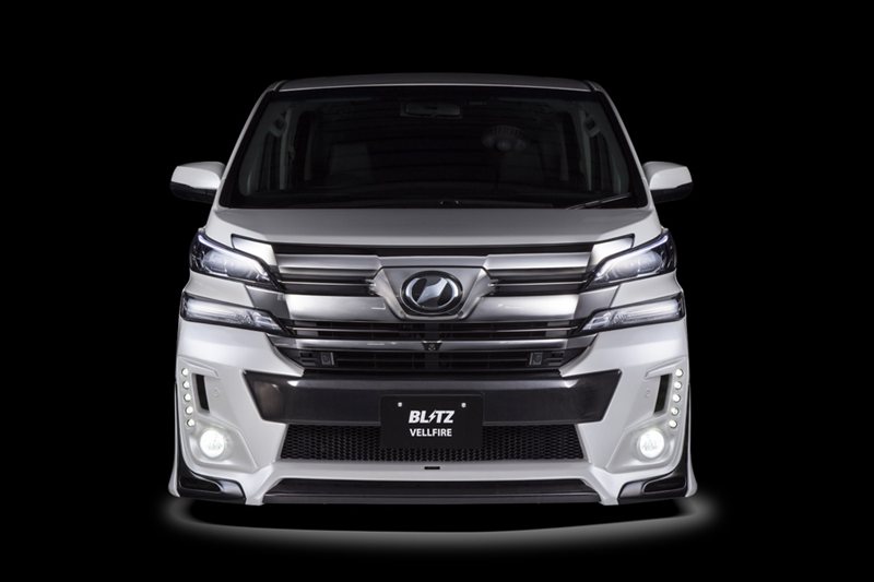BLITZ AERO SPEED R-Concept フロントバンパースポイラー単体 AGH3#/GGH3#/AYH30 ヴェルファイア / 60221 ブリッツ エアロスピード Rコンセプト｜エスクリエイト