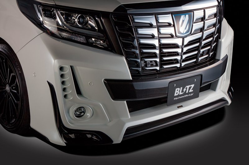 BLITZ AERO SPEED R-Concept F/B用 カーボンガーニッシュ単体 AGH3#/GGH3#/AYH30 アルファード / 60238 ブリッツ エアロスピード Rコンセプト