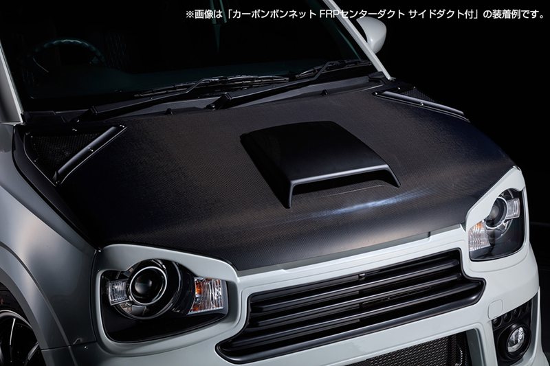 BLITZ AERO SPEED R-Concept FRP ボンネット FRPセンターダクト サイドダクト付 HA36S アルトワークス / 60253 ブリッツ エアロスピード Rコンセプト