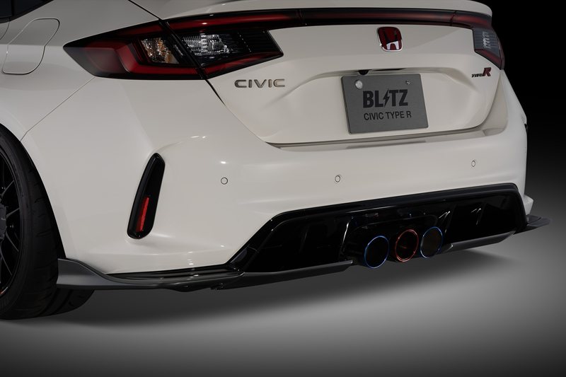 BLITZ AERO SPEED R-Concept リアサイドディフューザー FRP FL5 シビック タイプR / 60464 ブリッツ エアロスピード Rコンセプト