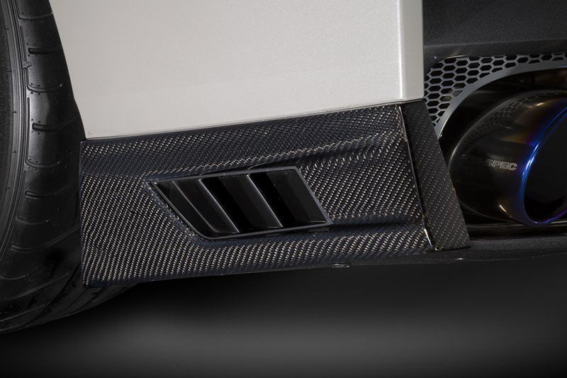 BLITZ AERO SPEED R-Concept カーボン リアマッドガードカバー R35 GT-R / 60349 ブリッツ エアロスピード Rコンセプト