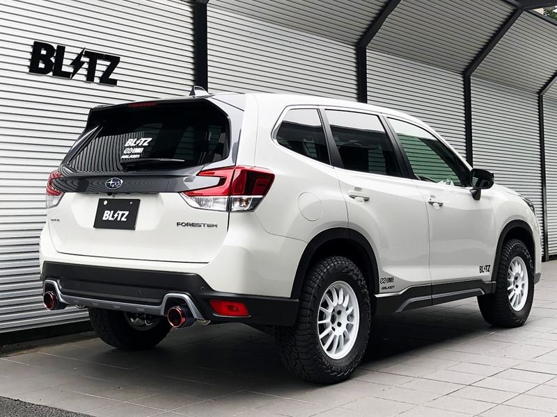 BLITZ NUR-SPEC CUSTOM EDITION SK5 CB18 TURBO 4WD フォレスター スバル カーボンレッド 2.5R / ニュルスペック カスタムエディション ブリッツ 63198C｜エスクリエイト