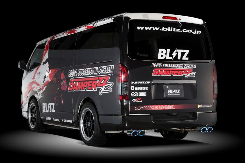 BLITZ NUR-SPEC CUSTOM EDITION Quad TRH200V 1TR-FE ハイエースバン チタンカラー 2.5R / ニュルスペック カスタムエディション ブリッツ 63550V