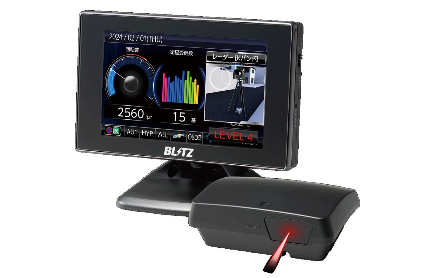 楽天市場】BLITZ レーザー＆レーダー探知機 MSSS新周波数対応