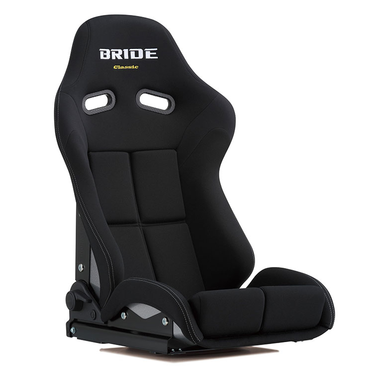 ブリッド リクライニングシート STRADIA III Classic ブラック FRP製シルバーシェル G71CL1 BRIDE シート ストラディア3 クラシック シェル素材:FRP製シルバーシェル/クッションタイプ:スタンダードクッション｜エスクリエイト