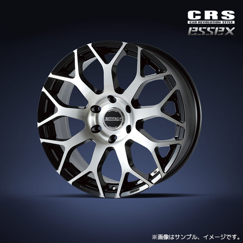 CRS エセックス EM-18 アルミホイール1本 18x8.0J 6H 139.7 +38 ブラックポリッシュ(BP) / 18インチ ESSEX