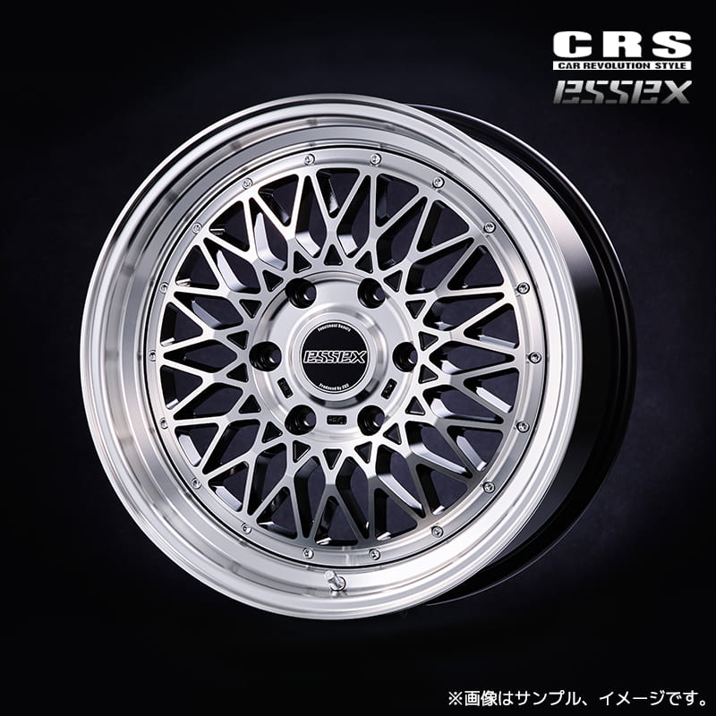 CRS エセックス ENCM-18 アルミホイール1本 18x7.5J 6H 139.7 +42 ブラックポリッシュ(BP) / 18インチ ESSEX