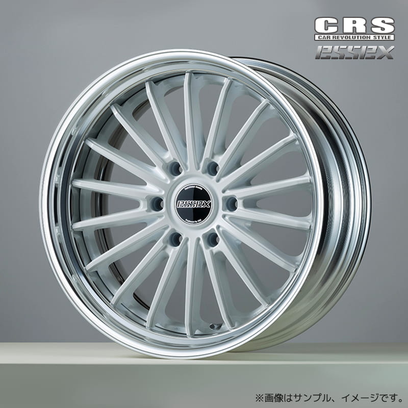 CRS エセックス フィン EF-18 2ピースホイール1本 18x8.5J 6H 139.7 インセット:31～50 ホワイト(WH) リバースリム / 18インチ ESSEX FIN｜エスクリエイト
