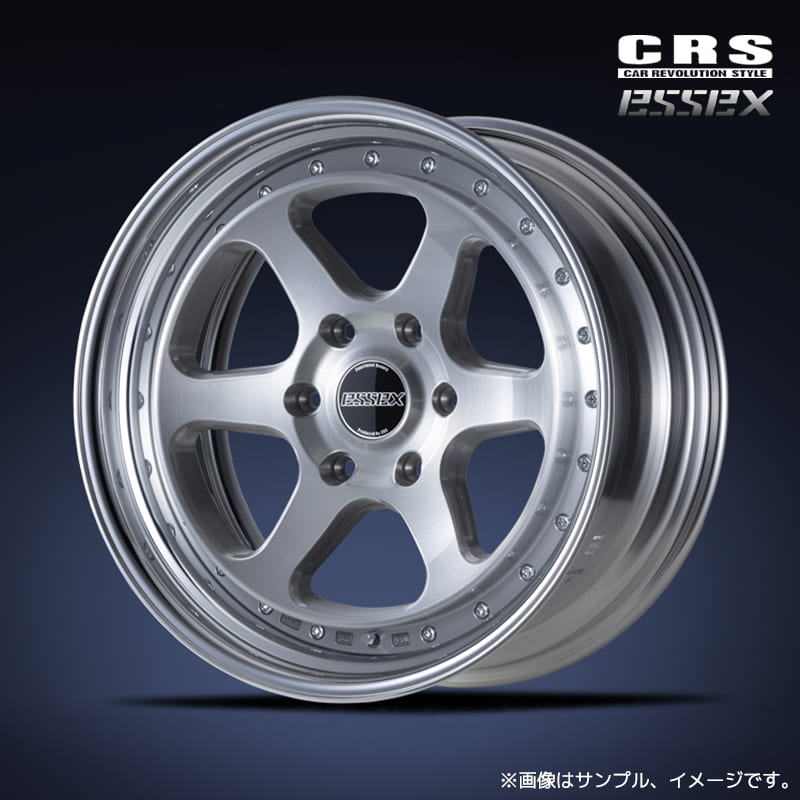 CRS エセックス ロータス ルート Ver.I EL-17 2ピースホイール1本 17x7.0J 6H 139.7 インセット:22~42 ブラッシュド(BRU) ステップリム / 17インチ ESSEX LOTUS ROOT Ver.I|エスクリエイト